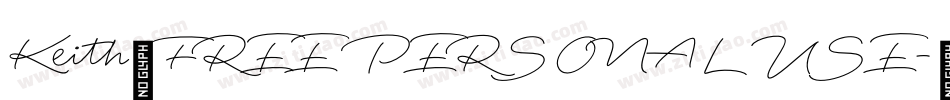 Keith_FREE PERSONAL USE字体转换